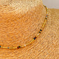 ZO4064 Collar Mix de Piedras 2 mm Bolitas 2 mm y 2.5 mm Largo 40 cm y extensor de 5 cm Collar Baño Oro