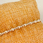 ZP3015 Pulsera Elastizada Bolitas de 4 y 2 mm Baño Plata